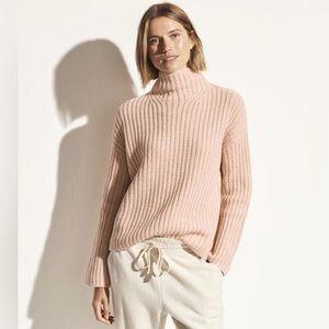 Vince Lofty Ribbed Turtleneck Sweater, Size L, New w/Tag Retail $445